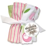 Trend Lab Tiptoe Tulip Blooming Bouquet Wash Cloths, Set of 5