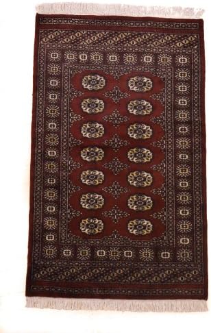 Luxuriously Soft Bokhara Pakistan Rug - Handmade with 100% Hand Knotted Wool - Durable and Long Lasting -3'x5'