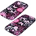 S3 Case, Wisdompro® 3 Pack Bundle of Color and Graphic Soft TPU Gel Protective Case Covers for Samsung Galaxy S III / S3 (Flower Butterfly Pattern)