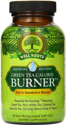 Well Roots Green Tea Calorie Burner Diet Supplement, 60 Count Well Roots Green Tea Calorie Burner Diet Supplement, 60 Count