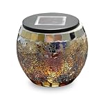 Mark Feldstein & Associates SMG10J Solar Mosaic Jar Globe Jewel Tone thumbnail