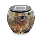 Mark Feldstein & Associates SMG10J Solar Mosaic Jar Globe Jewel Tone
