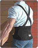Workforce Industrial Back Support with Clip-On Suspenders (Regular)