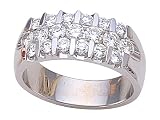 1.10 cttw Round Diamonds Band by Karina B(tm) - Platinum, 18kt White or Yellow Gold