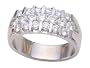1.10 cttw Round Diamonds Band by Karina B(tm) - Platinum, 18kt White or Yellow Gold