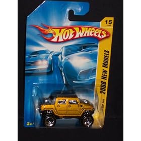 Hot Wheels 2008 15 New Models Hummer H2 SUT Gold 2008 015 51CA4jNo1%2BL. SL500 AA280 Hot Wheels 2008 15 New Models Hummer H2 SUT Gold 2008 015