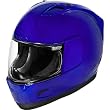Icon Solid Men's Alliance Street Racing Motorcycle Helmet - Blue