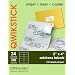QwikStik by Compulabel Shipping Labels for Laser and Inkjet Printers, 2 x 4 Inches, White, 34 Sheets per Box (10 Labels per Sheet) (320073)