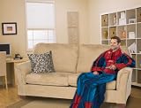 Spiderman Comfy Throw Blanket With Sleeves