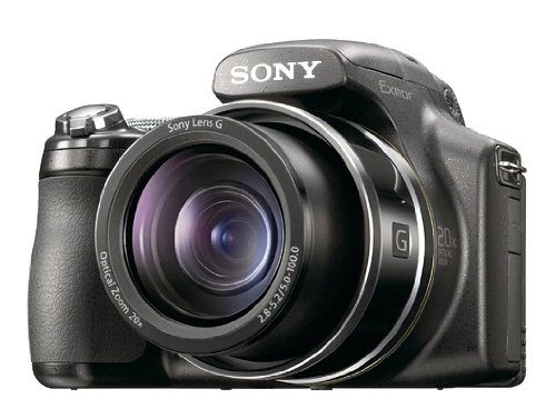 Sony DSC-HX1 Digitalkamera (9 Megapixel, 20-fach opt. Zoom, 7,6 cm (3 Zoll) Display, Bildstabilisator, 10 Bilder/sec) schwarz