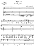 Lencavallo: I Pagliacci - Vesti la giubba - Canio, tenor: Instantly download and print sheet music