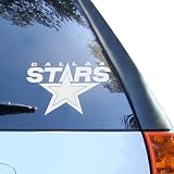 NHL Dallas Stars White 8'' Logo Decal