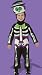 Skeleton Toddler Halloween Costume Size M 2T (B133)