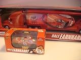Nascar Dale Earnhardt Jr #8 BUD Stockcar With Transporter 18 Wheeler Set Scale 1/64 2007