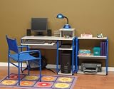 Symmetrix 3 Piece Study Collection In Blue By Studio RTA Furniture