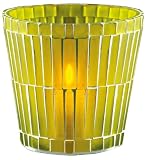 51CAH423GJL. SL160  Tag Verde Mosaic Glass Votive Candleholder, Green, 4 Inches Tall x 4 Inches Diameter