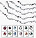 Avon Birthstone Swirl Link Tennis Bracelet June/Alexandrite