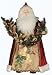 18" Victorian Santa Claus Christmas Tree Topper with Garland Swag