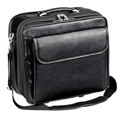 Wheeled Computer Case-ez Accesspockets Faux Leather Retract