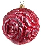 Ornaments To Remember Rose Orb (Pink) Hand-Blown Glass Ornament