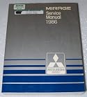 1986 Mitsubishi Mirage Service Manual (Complete Volume)