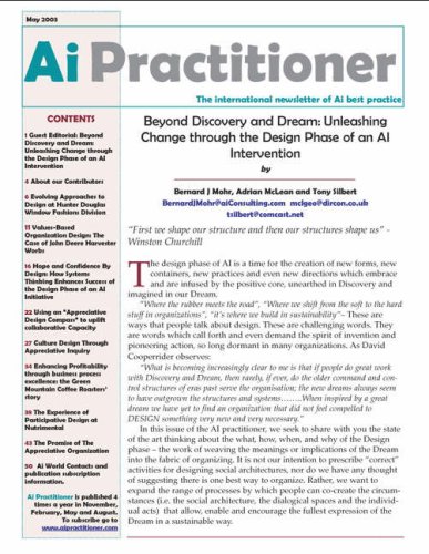 City Travel Guides Discounted  Books : Beyond Discovery and Dream: Unleashing Change Through the Design Phase of an AI Intervention (AI Practitioner)