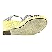 TOMS Women's Strappy Wedge Canvas Sandal