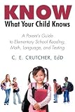 Know What Your Child Knows: A Parent's Guide to Elementary School Reading, Math, Language, and Testing