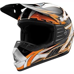 SparX Blaster Adult D-07 Off-Road Motorcycle Helmet - Orange