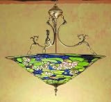27W Tiffany Pond Lily Inverted Pendant