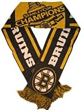 Boston Bruins 2011 Stanley Cup Champions Team Stripe Knit Scarf