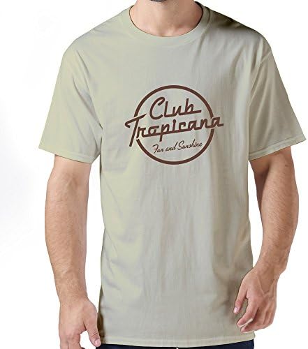 GZG Men's Club Tropicana Cotton T-Shirt Natural XL