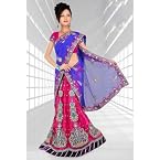 FIA PINK & BLUE LEHENGA CHOLI-7482