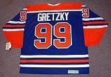 WAYNE GRETZKY Edmonton Oilers 1987 CCM Vintage Throwback Away Hockey Jersey