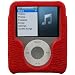 Uniea U-Suit for Apple iPod Nano 3G 3rd Generation Leather Slip Cover Case - Red