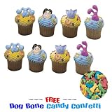 Blues Clues Cupcakes (Item #1919) - 8 Re-usable Rings