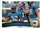 2011 Topps #401 Jacksonville Jaguars Team Card - Jacksonville Jaguars (Maurice Jones-Drew / David Garrard / Zach Miller)(Football Cards)