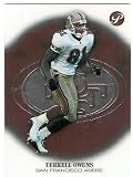 2002 Topps Pristine 43 Terrell Owens 49ers(Football Cards)