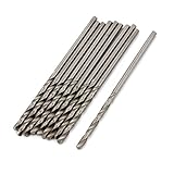 uxcell　ツイストドリルビット　HSS　シルバートーン　10個入り　高速度鋼　訓練