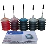 5x30ml Refill Ink for HP 564 / 564XL Black & Color Ink Cartridge and HP PhotoSmart B209A, B8500, B8553, B8558 Printer