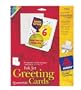 Avery Quarter-Fold Greeting Cards for Inkjet Printers, 4.25 x 5.5 inches, White, Pack of 20 (3266)