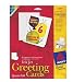 Avery Quarter-Fold Greeting Cards for Inkjet Printers, 4.25 inches x 5.5 inches, White, Matte, Pack of 20 (3266)