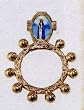 Finger Ring Rosary - Virgen Pozo - MADE IN ITALY Finger Ring Rosary - Virgen Pozo - MADE IN ITALY