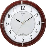 CITIZEN (シチズン) 掛け時計 エコライフM768 ソーラー 電波時計 4MY768-006の画像