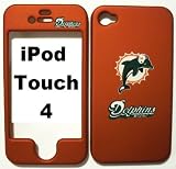 Miami Dolphins football logo Apple ipod iTouch Touch 4G 4 Faceplate Hard Cell Protector Case Cover Snap On NEW !!