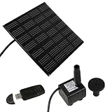 Solar Power Fountain Pool Water Pump for Garden Watering