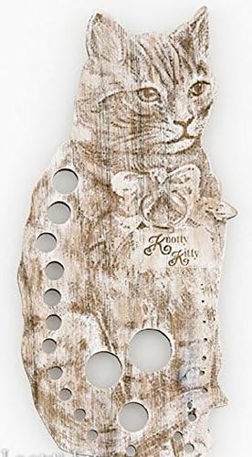 Retromantic Fripperies Knitting Needle and Crochet Hook Gauge-Margaret the Cat