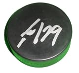 Ryane Clowe Autographed Hockey Puck, San Jose Sharks, Proof Photo of Ryane Signing for Us.