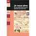 Je vous aime