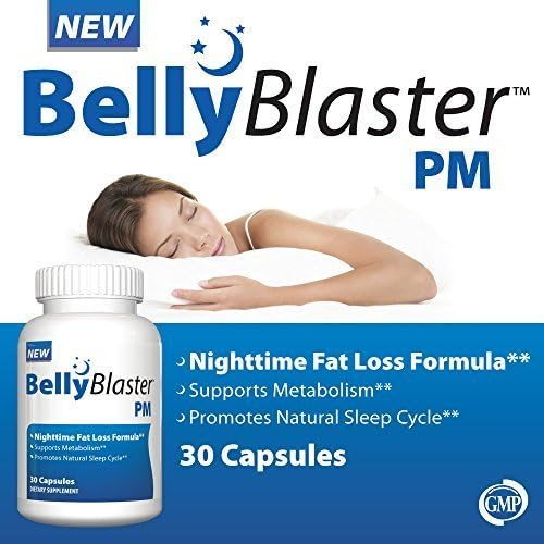 Belly Blaster PM - Night Time Weight Loss Pill - Loss Weight While You Sleep - 30 Capsules by Genetic Solutions